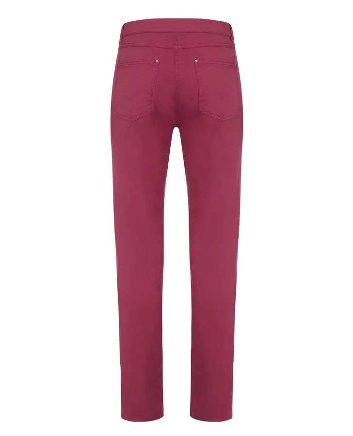 Raspberry Stretch Cotton Jeans