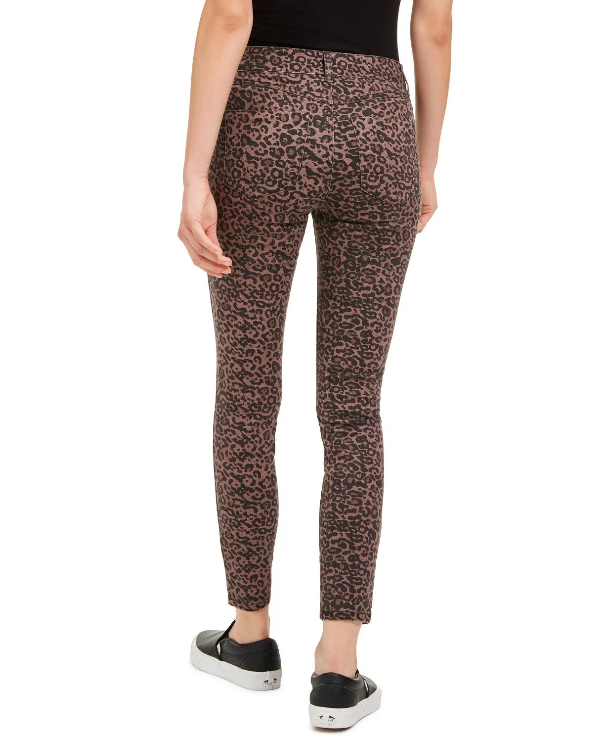 Rewash Juniors' Printed Skinny Jeans Purple Size 3