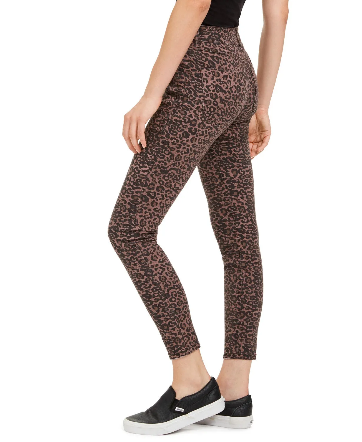 Rewash Juniors' Printed Skinny Jeans Purple Size 3