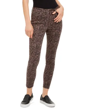 Rewash Juniors' Printed Skinny Jeans Purple Size 3