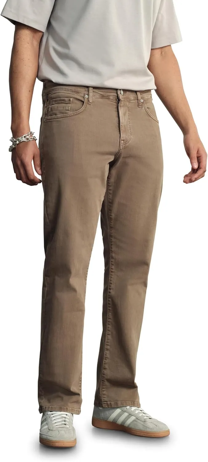 Roam Men's Mid Rise Relaxed Straight Leg Jeans