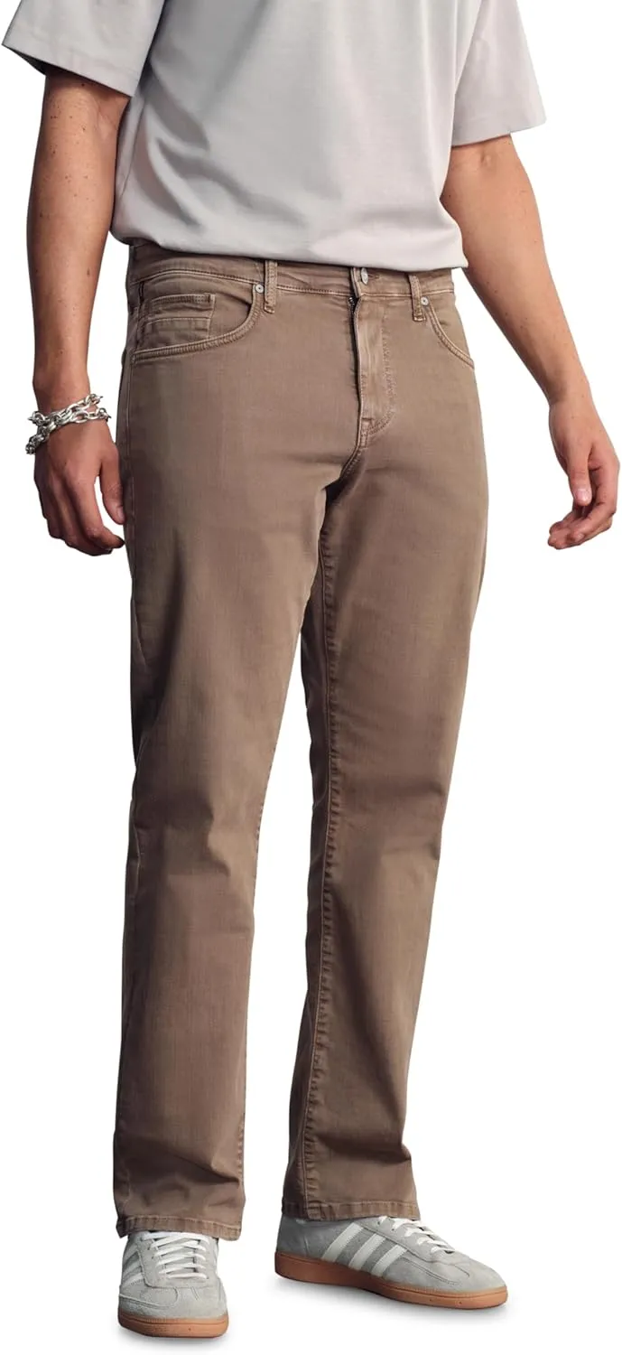 Roam Men's Mid Rise Relaxed Straight Leg Jeans