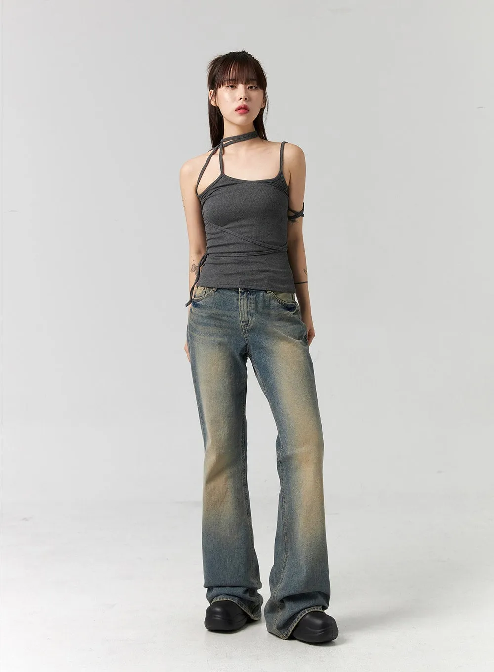 Slim Fit Bootcut Jeans CG330