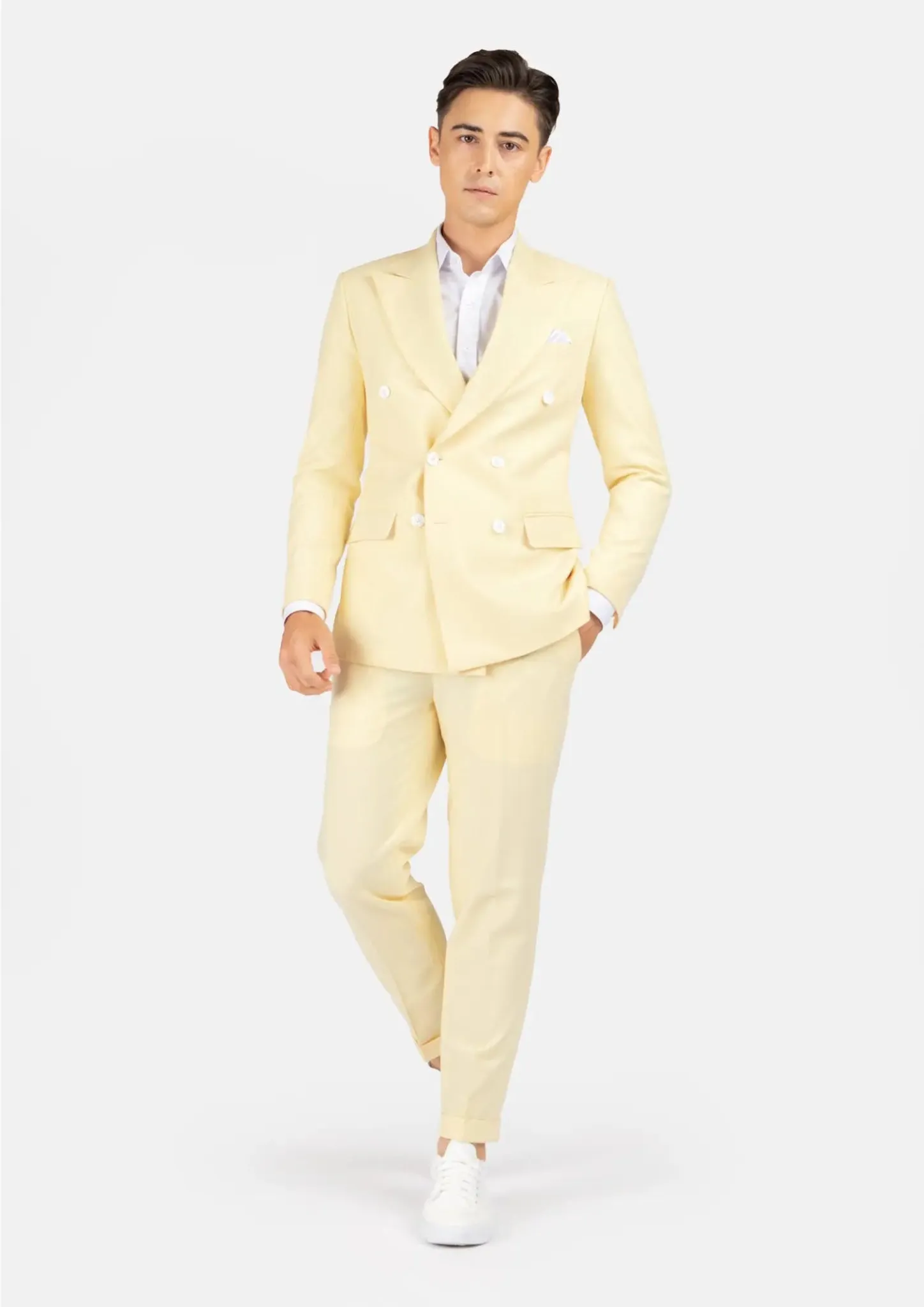 Waverly Cream Stretch Suit