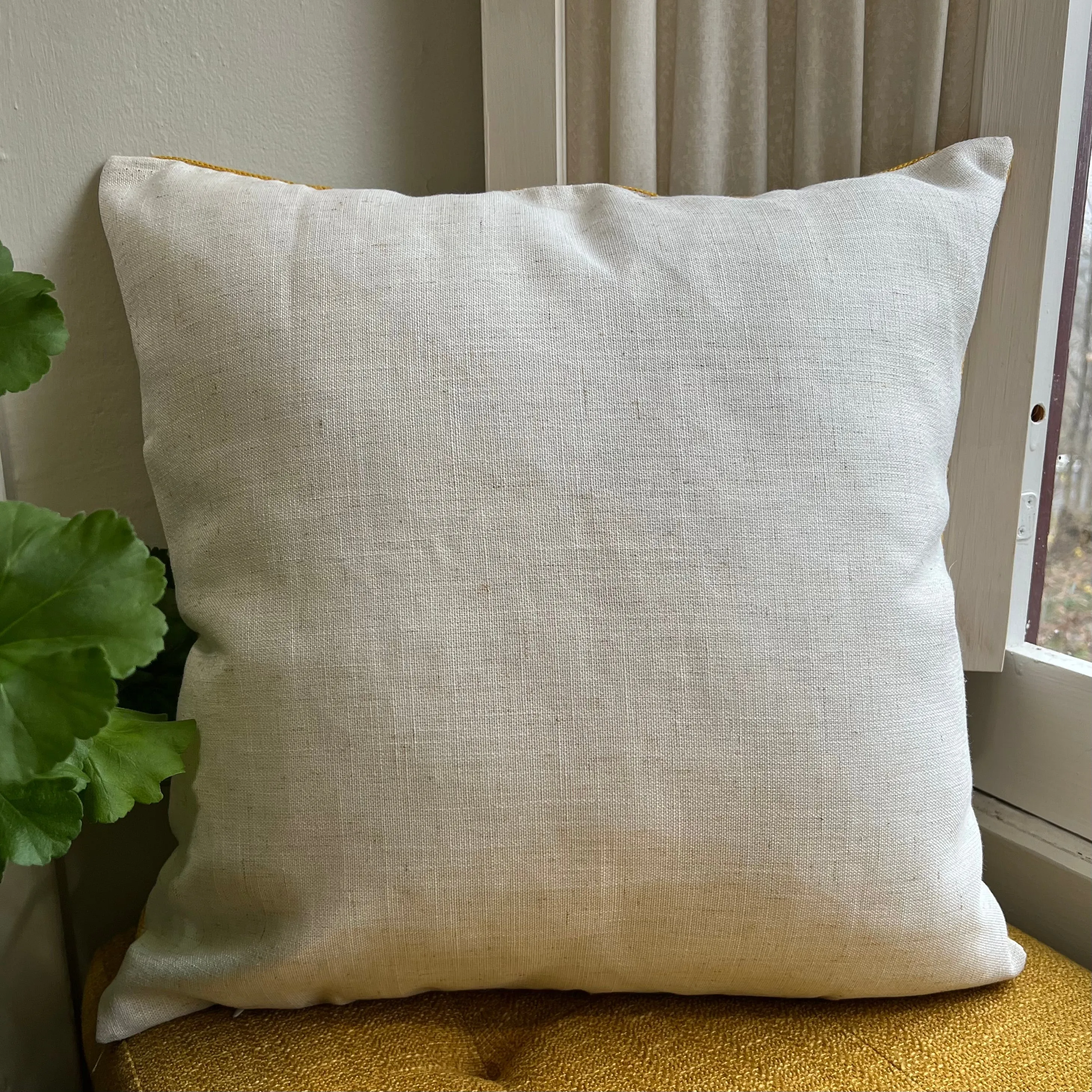 Wildflower Embroidered Pillow Cover
