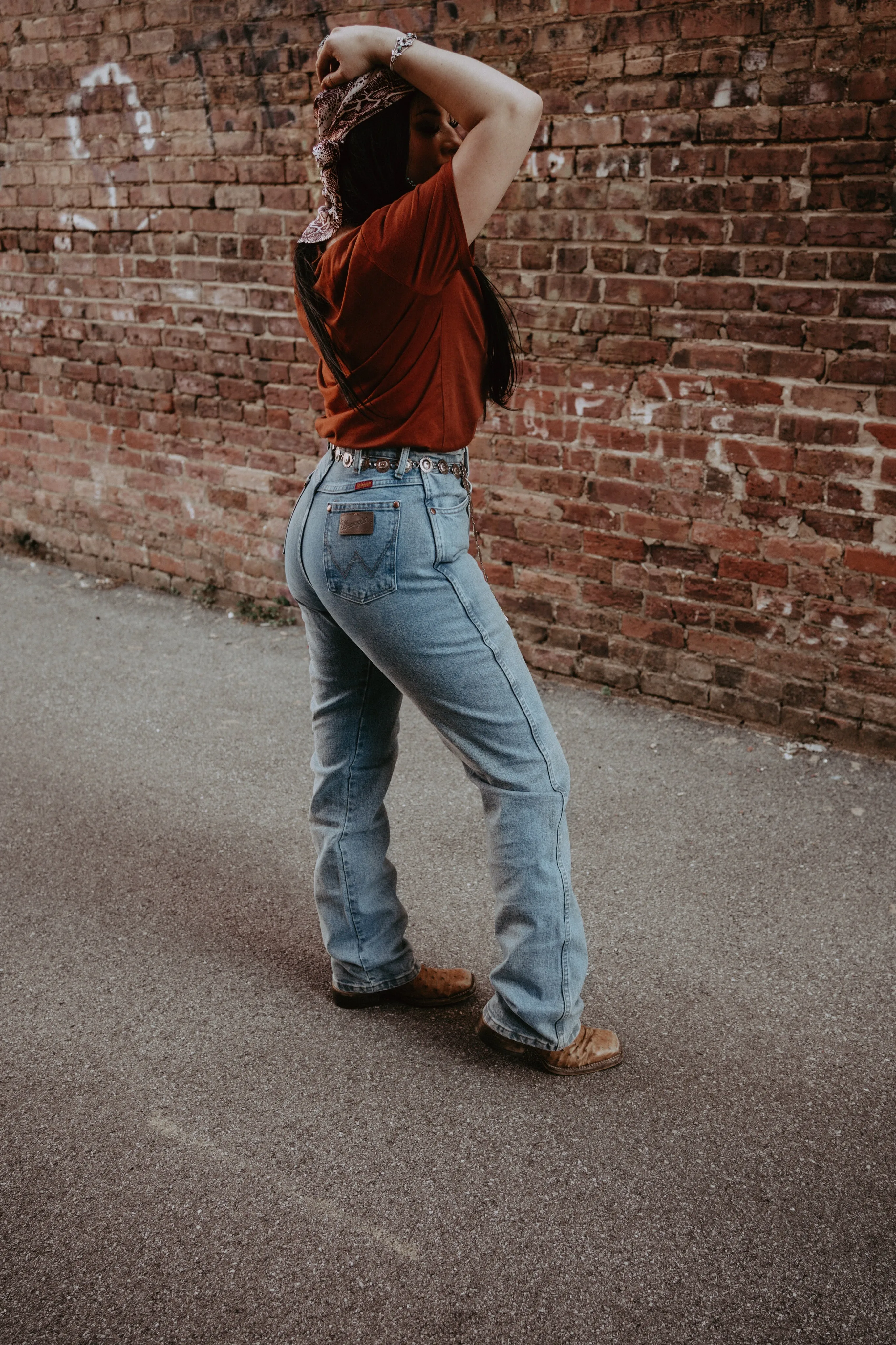 Wrangler Cowboy Cut Acid Wash Women's Slim Fit