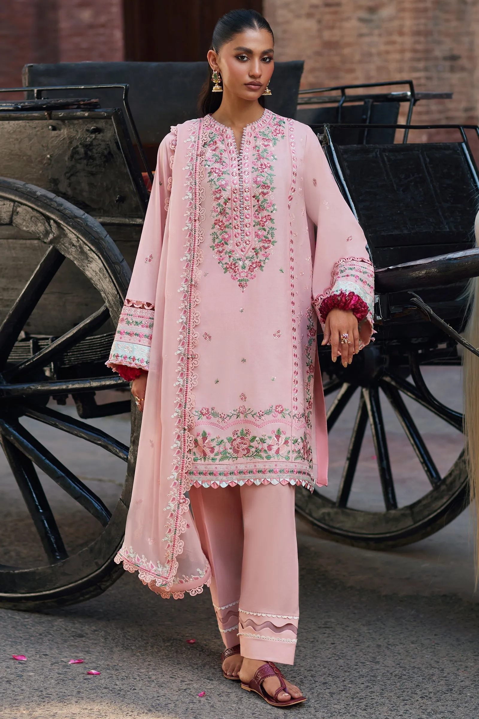 Zaha Festive Eid Lawn – AYSEL (ZF24-07)