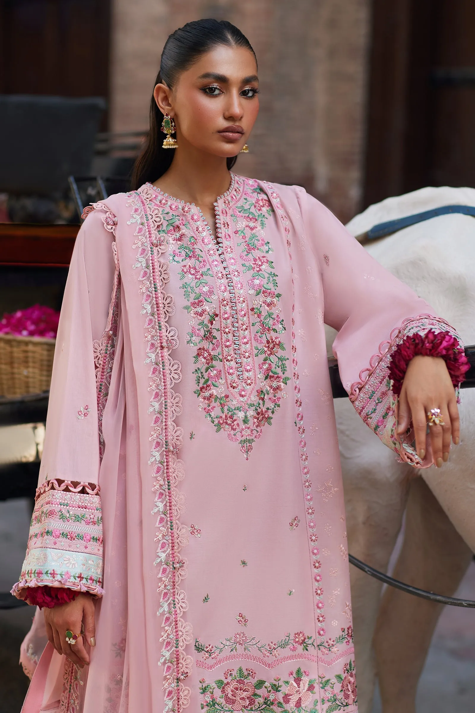 Zaha Festive Eid Lawn – AYSEL (ZF24-07)