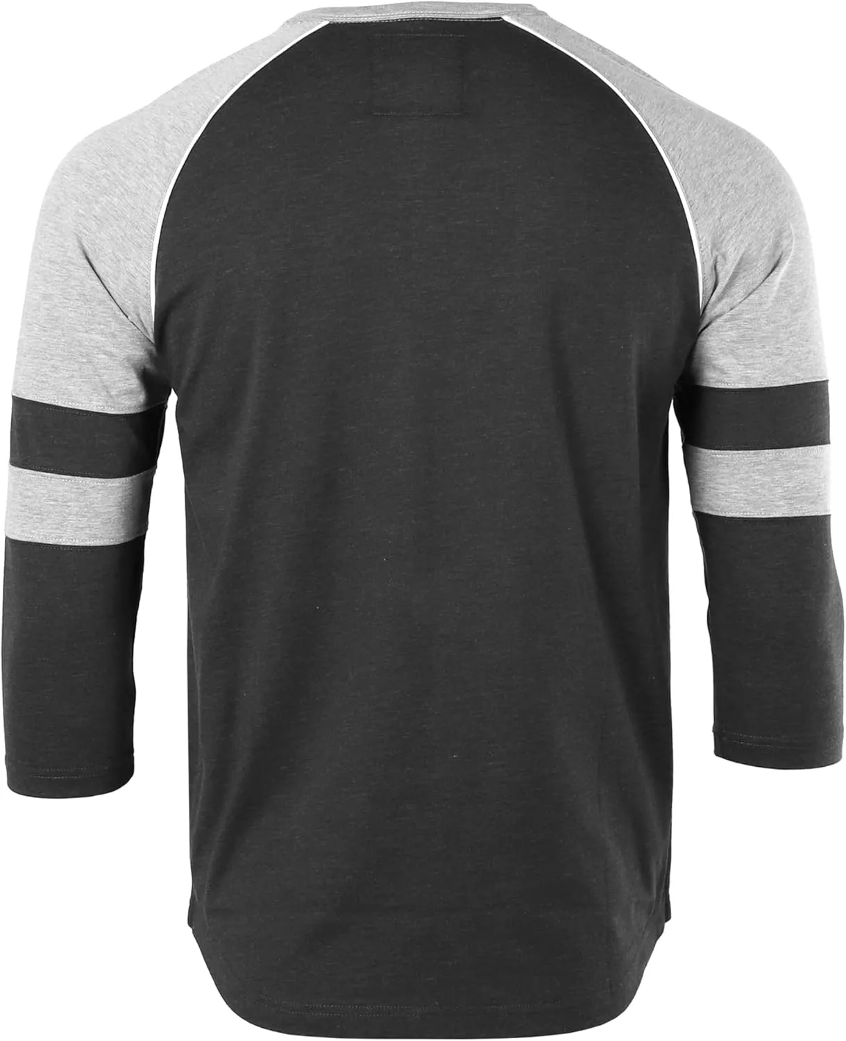ZIMEGO Mens 3/4 Quarter Sleeve Shirts - Modern Fit Baseball Henley