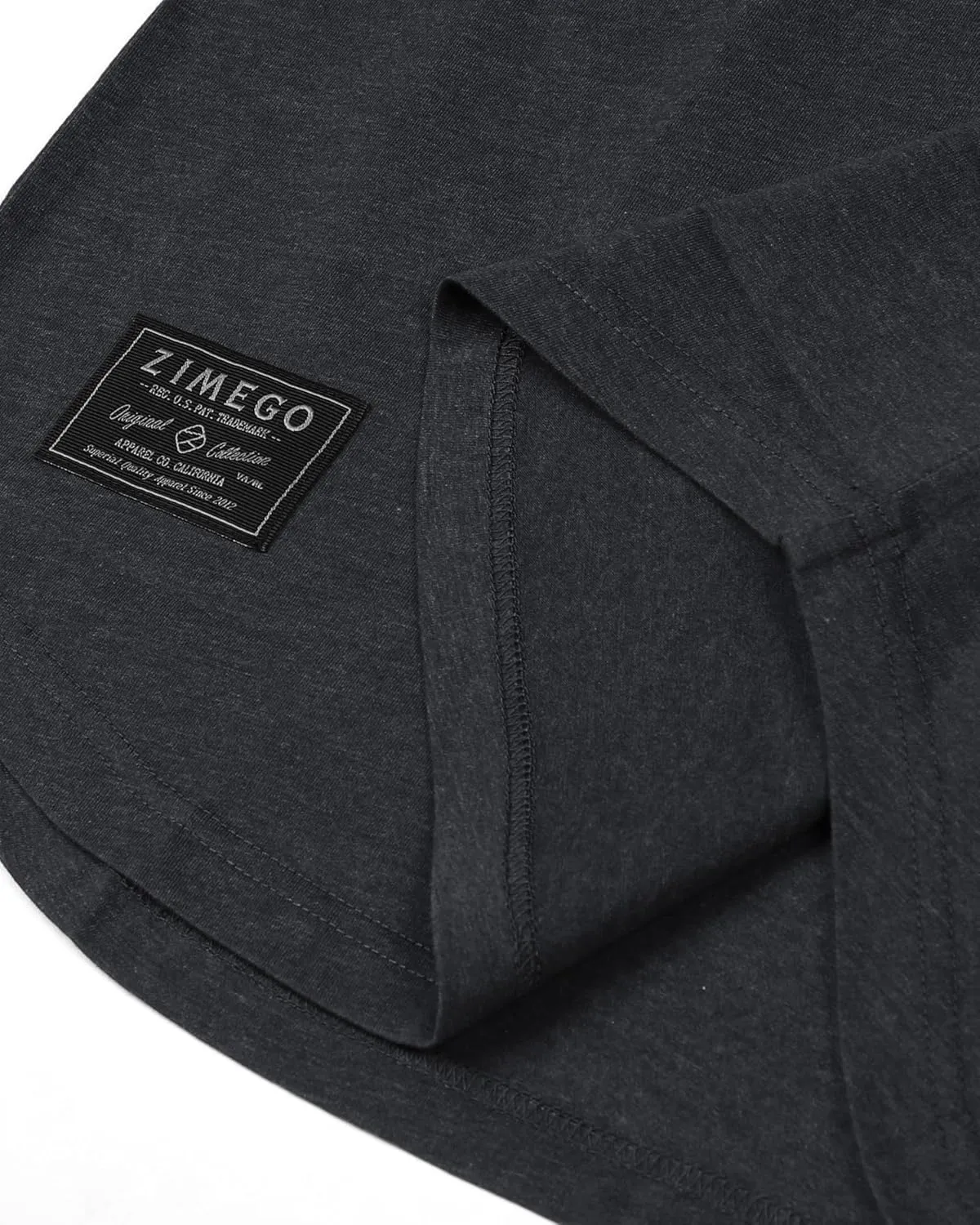 ZIMEGO Mens 3/4 Quarter Sleeve Shirts - Modern Fit Baseball Henley
