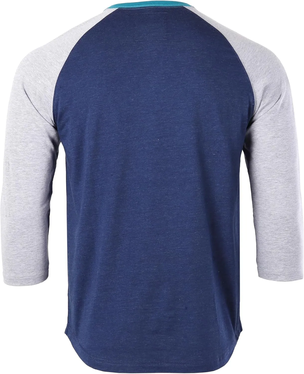 ZIMEGO Mens 3/4 Quarter Sleeve Shirts - Modern Fit Baseball Henley