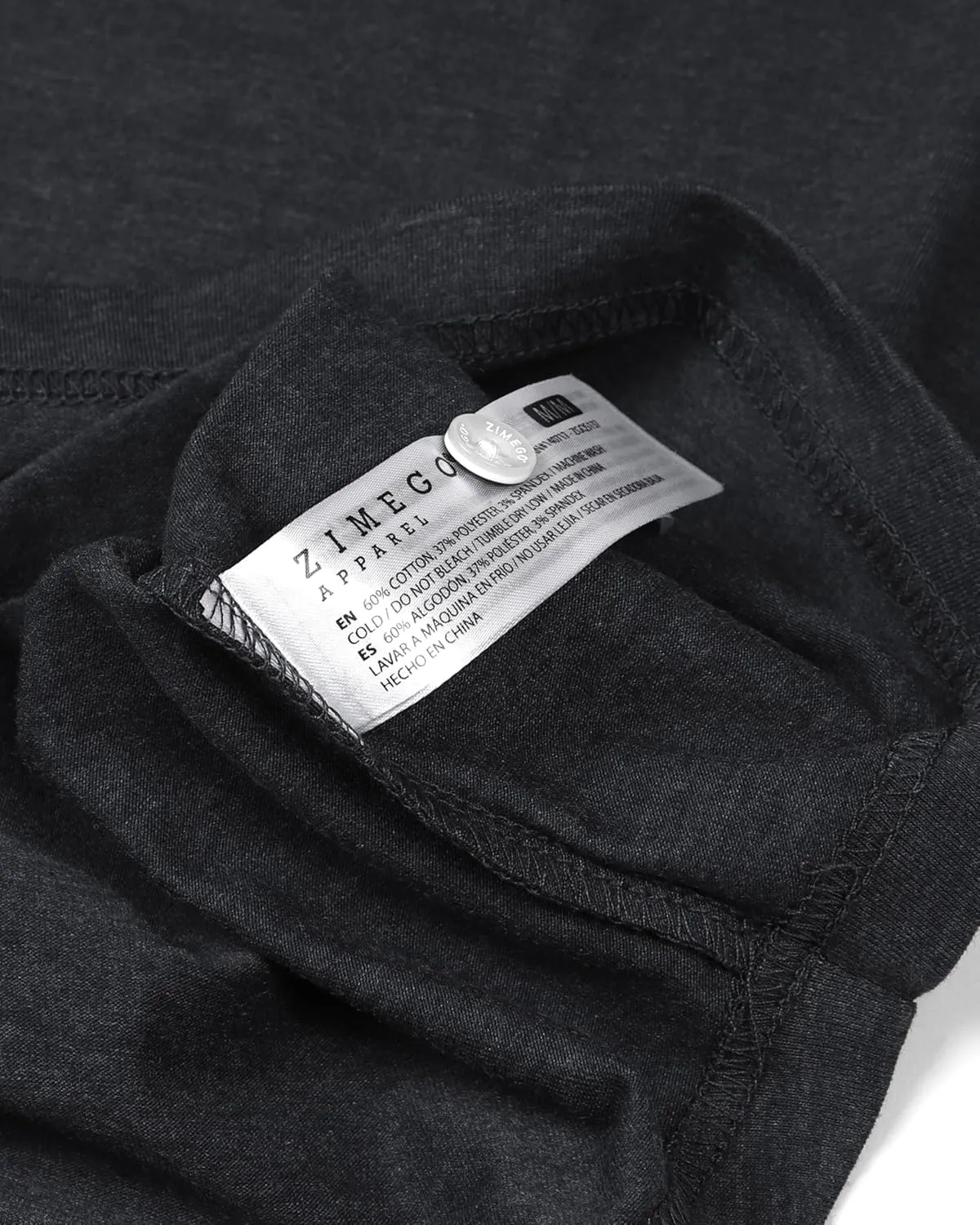 ZIMEGO Mens 3/4 Quarter Sleeve Shirts - Modern Fit Baseball Henley